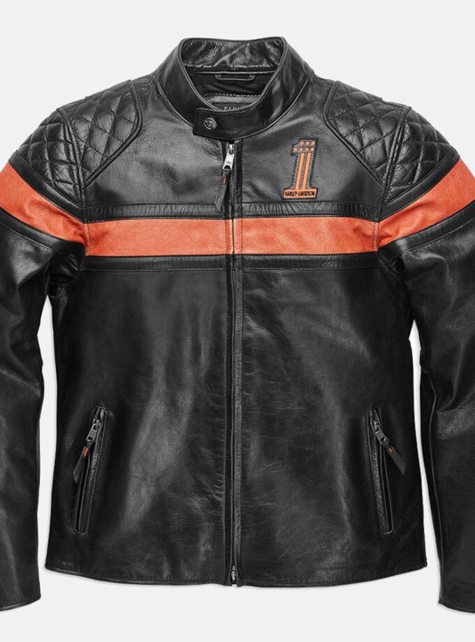 Men’s Harley-Davidson Victory Sweep Leather Jacket