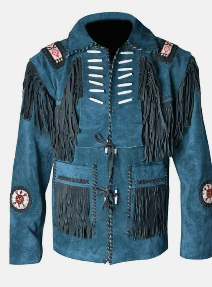 Western Suede Fringe Leather Jacket